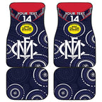 Custom AFL Demons NAIDOC Week Car Mats Keep The Fire Burning Indigenous Art
