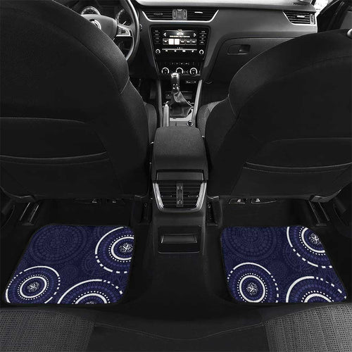 Custom AFL Demons NAIDOC Week Car Mats Keep The Fire Burning Indigenous Art