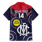 Custom AFL Demons NAIDOC Week Family Matching Mermaid Dress and Hawaiian Shirt Keep The Fire Burning Indigenous Art