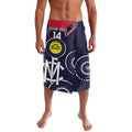 Custom AFL Demons NAIDOC Week Lavalava Keep The Fire Burning Indigenous Art