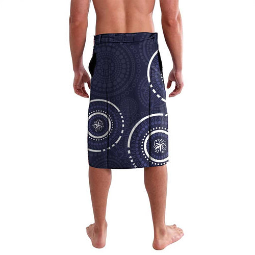 Custom AFL Demons NAIDOC Week Lavalava Keep The Fire Burning Indigenous Art