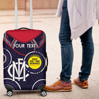 Custom AFL Demons NAIDOC Week Luggage Cover Keep The Fire Burning Indigenous Art