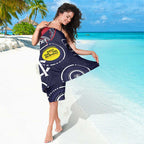 Custom AFL Demons NAIDOC Week Sarong Keep The Fire Burning Indigenous Art