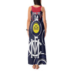 Custom AFL Demons NAIDOC Week Tank Maxi Dress Keep The Fire Burning Indigenous Art