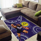 Custom AFL Dockers NAIDOC Week Area Rug Keep The Fire Burning Indigenous Art