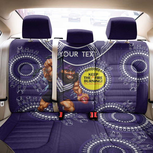 Custom AFL Dockers NAIDOC Week Back Car Seat Cover Keep The Fire Burning Indigenous Art