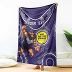 Custom AFL Dockers NAIDOC Week Blanket Keep The Fire Burning Indigenous Art