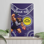 Custom AFL Dockers NAIDOC Week Canvas Wall Art Keep The Fire Burning Indigenous Art
