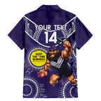 Custom AFL Dockers NAIDOC Week Family Matching Mermaid Dress and Hawaiian Shirt Keep The Fire Burning Indigenous Art