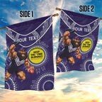 Custom AFL Dockers NAIDOC Week Garden Flag Keep The Fire Burning Indigenous Art