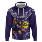 Custom AFL Dockers NAIDOC Week Hoodie Keep The Fire Burning Indigenous Art