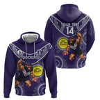 Custom AFL Dockers NAIDOC Week Hoodie Keep The Fire Burning Indigenous Art