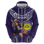 Custom AFL Dockers NAIDOC Week Hoodie Keep The Fire Burning Indigenous Art