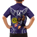 Custom AFL Dockers NAIDOC Week Kid Hawaiian Shirt Keep The Fire Burning Indigenous Art