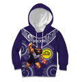 Custom AFL Dockers NAIDOC Week Kid Hoodie Keep The Fire Burning Indigenous Art
