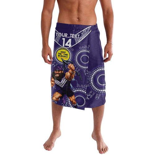 Custom AFL Dockers NAIDOC Week Lavalava Keep The Fire Burning Indigenous Art