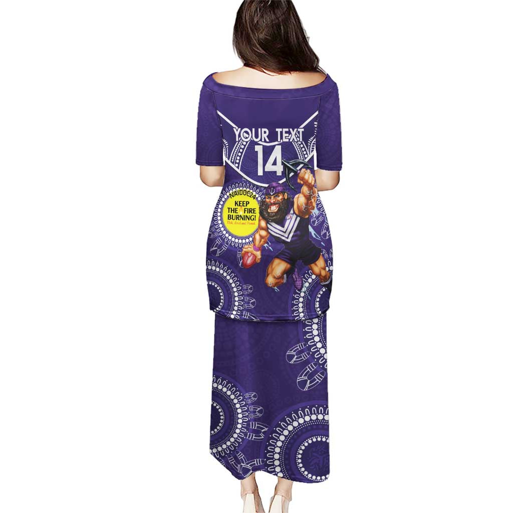 Custom AFL Dockers NAIDOC Week Puletasi Keep The Fire Burning Indigenous Art