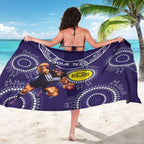 Custom AFL Dockers NAIDOC Week Sarong Keep The Fire Burning Indigenous Art