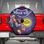 Custom AFL Dockers NAIDOC Week Spare Tire Cover Keep The Fire Burning Indigenous Art