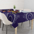 Custom AFL Dockers NAIDOC Week Tablecloth Keep The Fire Burning Indigenous Art