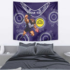 Custom AFL Dockers NAIDOC Week Tapestry Keep The Fire Burning Indigenous Art