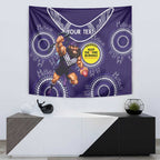 Custom AFL Dockers NAIDOC Week Tapestry Keep The Fire Burning Indigenous Art