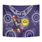 Custom AFL Dockers NAIDOC Week Tapestry Keep The Fire Burning Indigenous Art