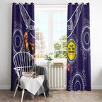 Custom AFL Dockers NAIDOC Week Window Curtain Keep The Fire Burning Indigenous Art