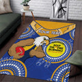 Custom AFL Eagles  NAIDOC Week Area Rug Keep The Fire Burning Indigenous Art