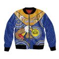 Custom AFL Eagles  NAIDOC Week Bomber Jacket Keep The Fire Burning Indigenous Art