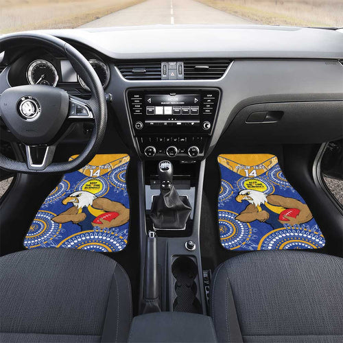 Custom AFL Eagles  NAIDOC Week Car Mats Keep The Fire Burning Indigenous Art