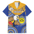 Custom AFL Eagles  NAIDOC Week Family Matching Mermaid Dress and Hawaiian Shirt Keep The Fire Burning Indigenous Art