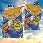Custom AFL Eagles  NAIDOC Week Garden Flag Keep The Fire Burning Indigenous Art