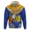 Custom AFL Eagles  NAIDOC Week Hoodie Keep The Fire Burning Indigenous Art