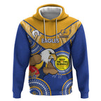 Custom AFL Eagles  NAIDOC Week Hoodie Keep The Fire Burning Indigenous Art