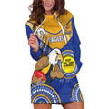Custom AFL Eagles  NAIDOC Week Hoodie Dress Keep The Fire Burning Indigenous Art