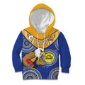 Custom AFL Eagles  NAIDOC Week Kid Hoodie Keep The Fire Burning Indigenous Art