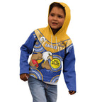 Custom AFL Eagles  NAIDOC Week Kid Hoodie Keep The Fire Burning Indigenous Art