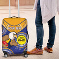 Custom AFL Eagles  NAIDOC Week Luggage Cover Keep The Fire Burning Indigenous Art