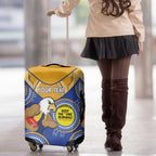 Custom AFL Eagles  NAIDOC Week Luggage Cover Keep The Fire Burning Indigenous Art