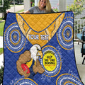 Custom AFL Eagles  NAIDOC Week Quilt Keep The Fire Burning Indigenous Art
