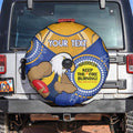 Custom AFL Eagles  NAIDOC Week Spare Tire Cover Keep The Fire Burning Indigenous Art