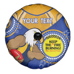 Custom AFL Eagles  NAIDOC Week Spare Tire Cover Keep The Fire Burning Indigenous Art