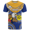 Custom AFL Eagles  NAIDOC Week T Shirt Keep The Fire Burning Indigenous Art