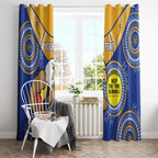 Custom AFL Eagles  NAIDOC Week Window Curtain Keep The Fire Burning Indigenous Art