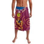 Custom AFL Brisbane Lions NAIDOC Week Lavalava Keep The Fire Burning Indigenous Art