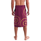 Custom AFL Brisbane Lions NAIDOC Week Lavalava Keep The Fire Burning Indigenous Art