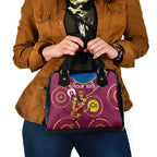 Custom AFL Brisbane Lions NAIDOC Week Shoulder Handbag Keep The Fire Burning Indigenous Art