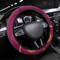 AFL Brisbane Lions NAIDOC Week Steering Wheel Cover Keep The Fire Burning Indigenous Art