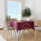 Custom AFL Brisbane Lions NAIDOC Week Tablecloth Keep The Fire Burning Indigenous Art